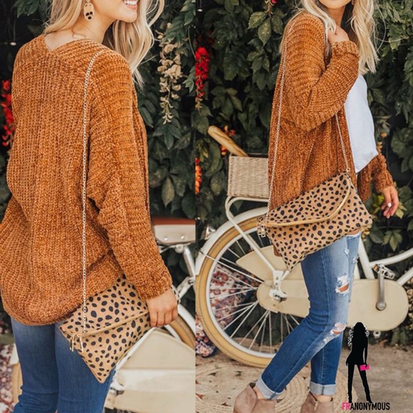 Pumpkin Spice Chenille Cardigan - Picture 2 of 6